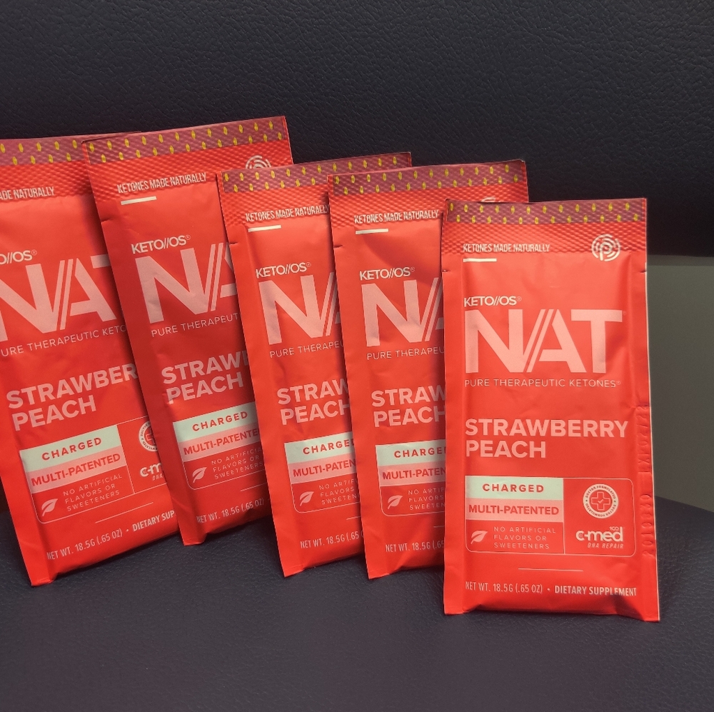 5 Pack Pruvit Strawberry Peach Ketones